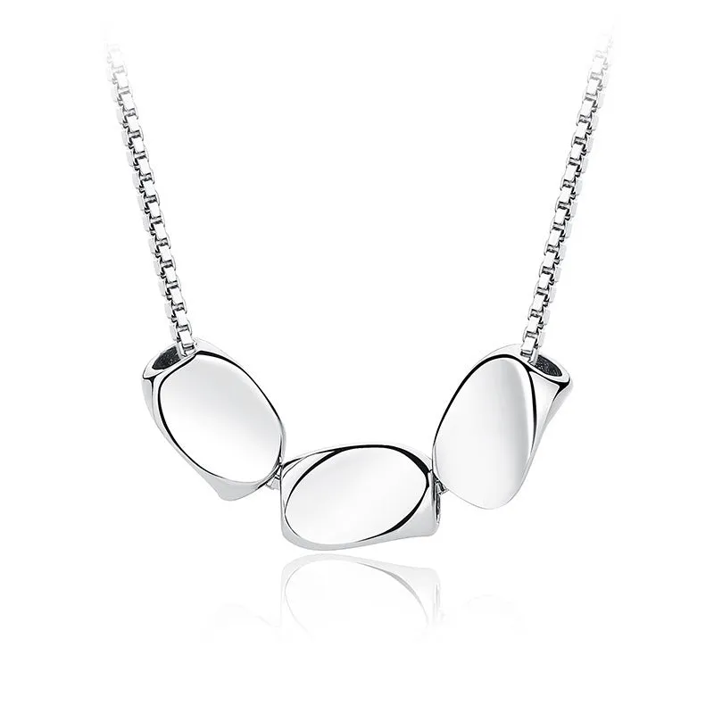 Peas Pendant Silver Necklace for Women