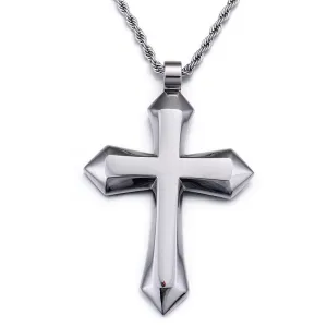 Personalized Titanium Steel Cross Pendants for Men and Women - Stainless Steel Jewelry Collection