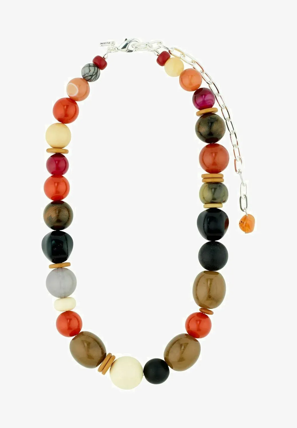 Pilgrim Sun Necklace Multi Coloured