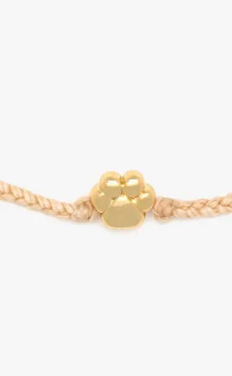 Puravida - Braided Bracelet - Nude Paw