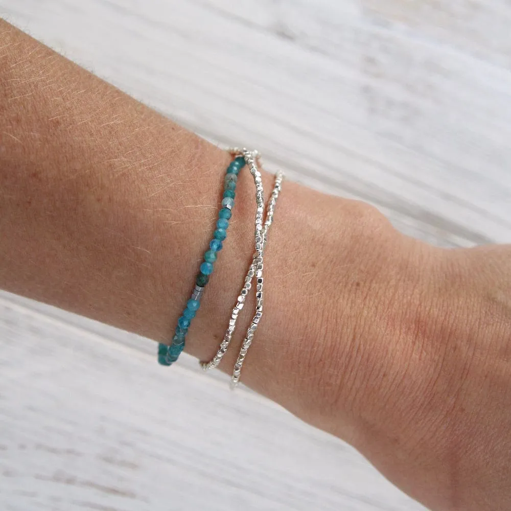 Scout Delicate Apatite Wrap Bracelet and Necklace