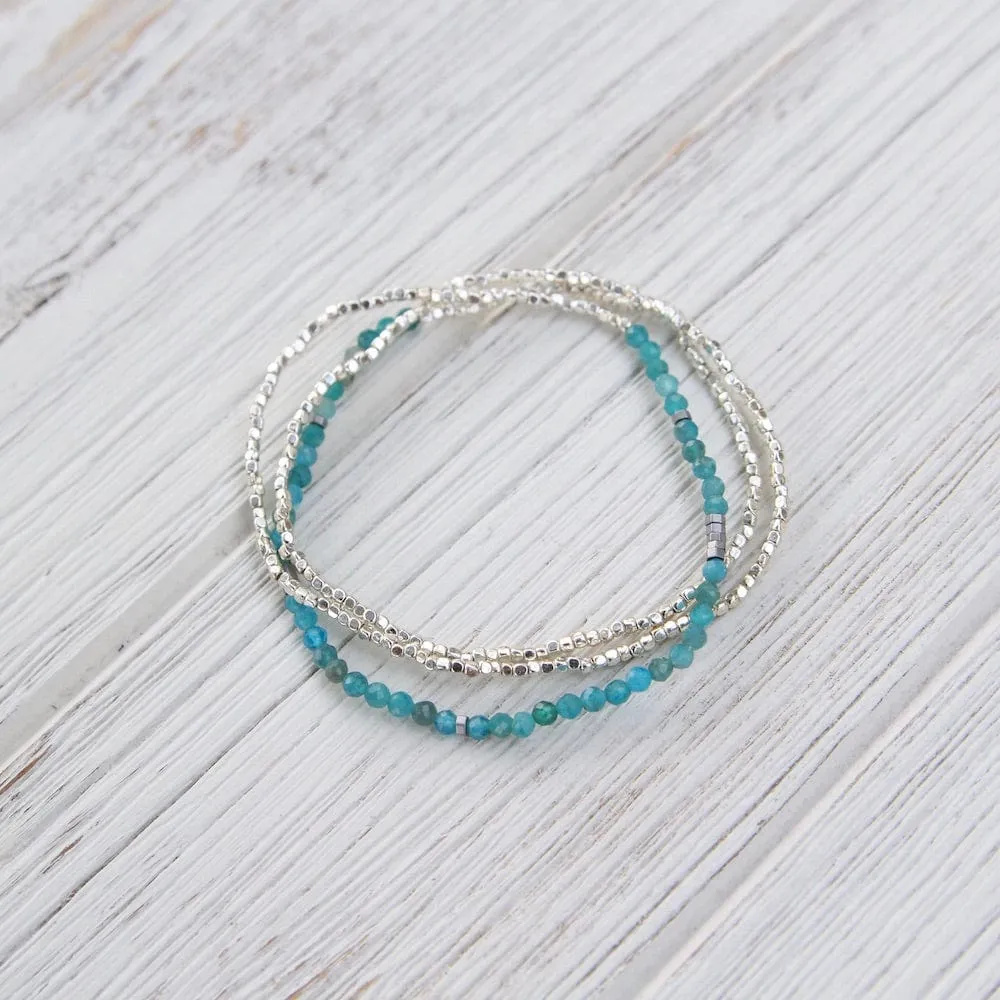 Scout Delicate Apatite Wrap Bracelet and Necklace