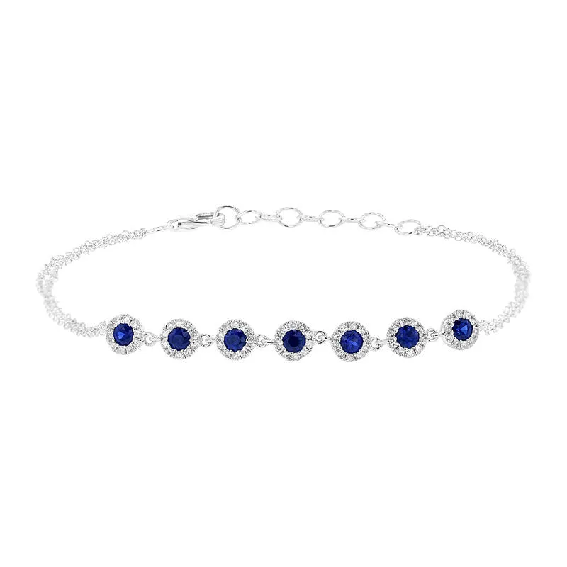 Simply Sapphire Diamond Bracelet