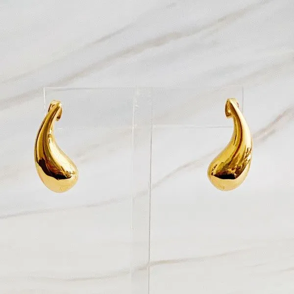 So Solid Mini Teardrop Earrings