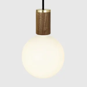 Sphere IV Pendant Light in Walnut