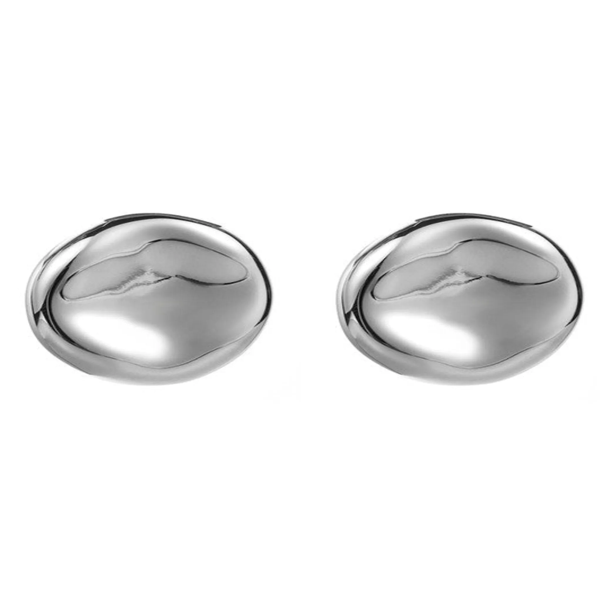 Stainless Steel Circle Stud Earrings