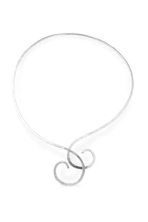 Sterling Silver Swirl Choker