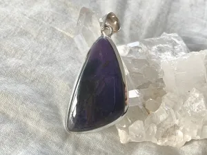 Sugilite Naevia Pendant - Large Freeform