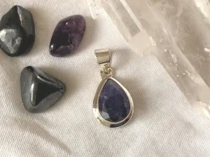 Tanzanite Ansley Pendant - Large Teardrop