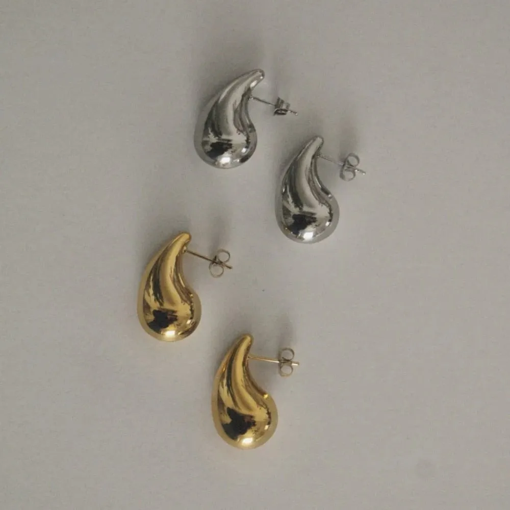 TEEK - Variety of Stainless Steel Drop n Cuff Earrings