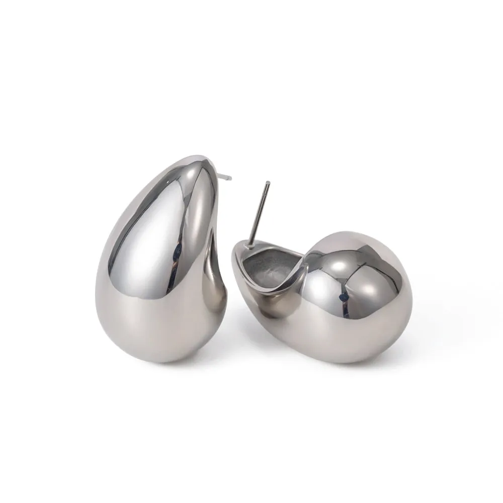 TEEK - Variety of Stainless Steel Drop n Cuff Earrings