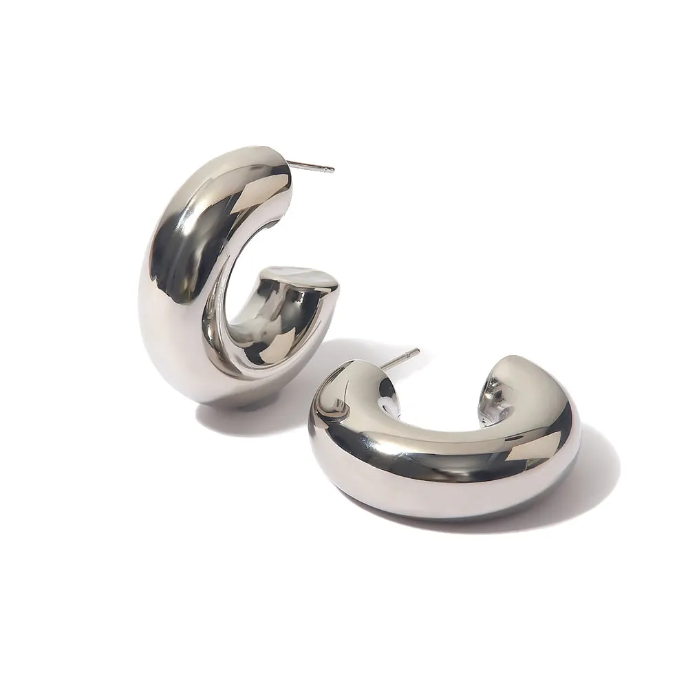 TEEK - Variety of Stainless Steel Drop n Cuff Earrings