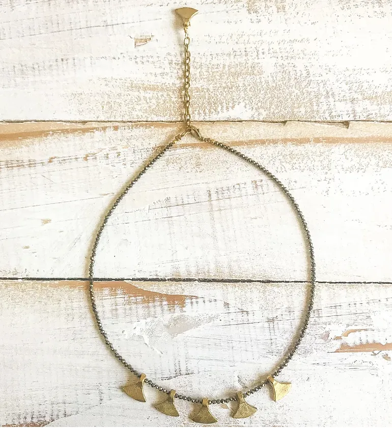 The Ella Pyrite Necklace