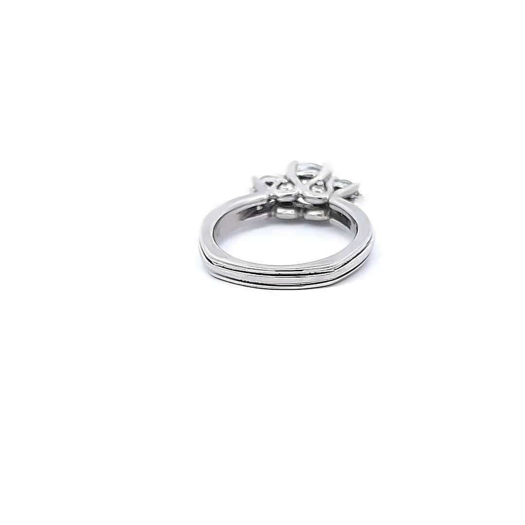 Three Stone Diamond Engagement Ring