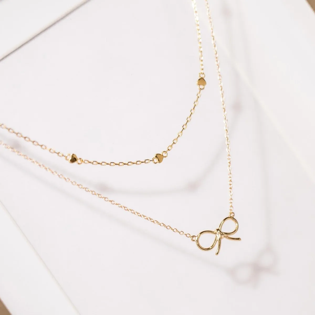 Tiny Heart Chain Necklace