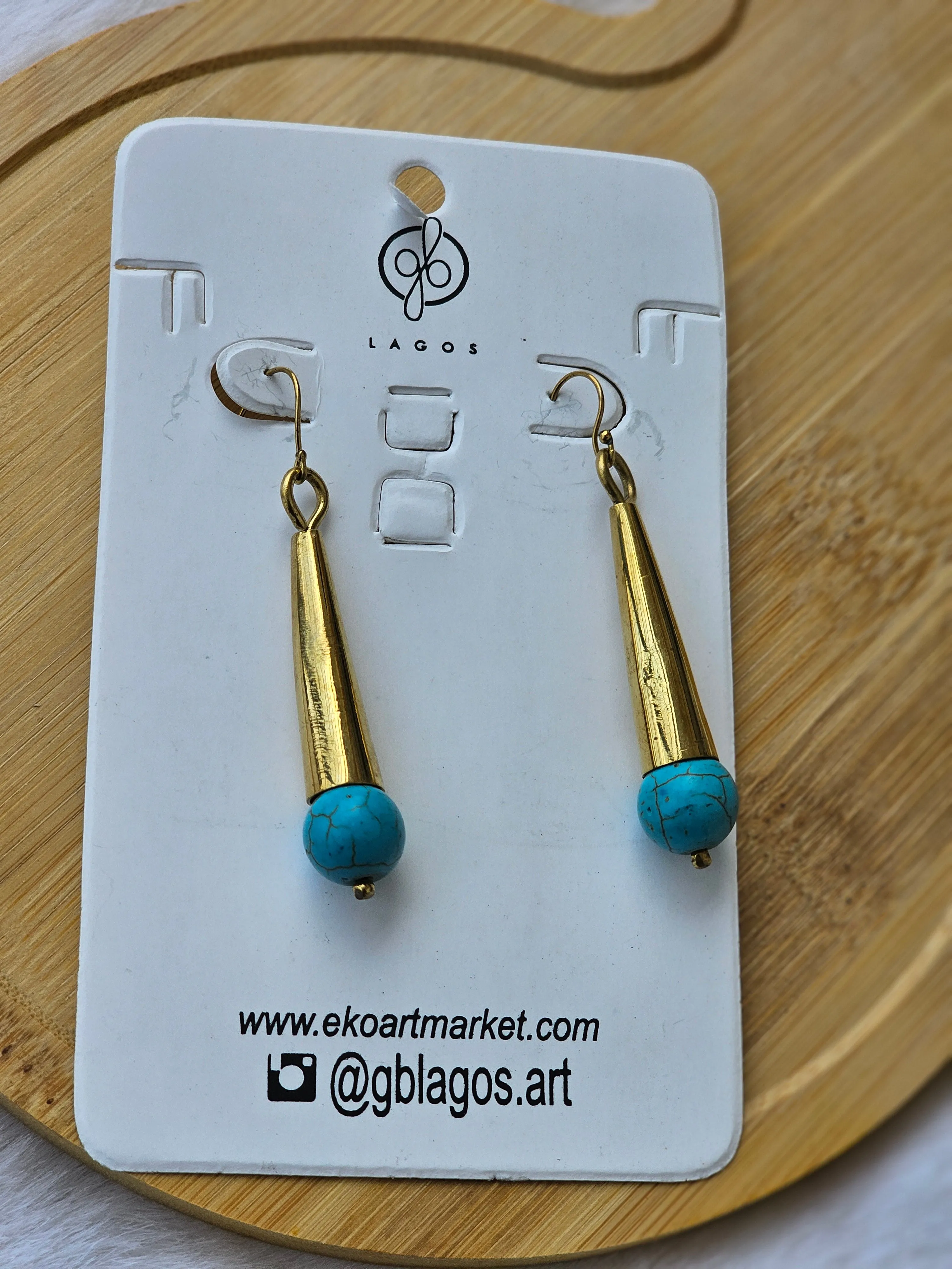 Turquoise ConeEarrings