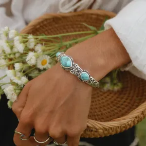 Vine Turquoise Cuff