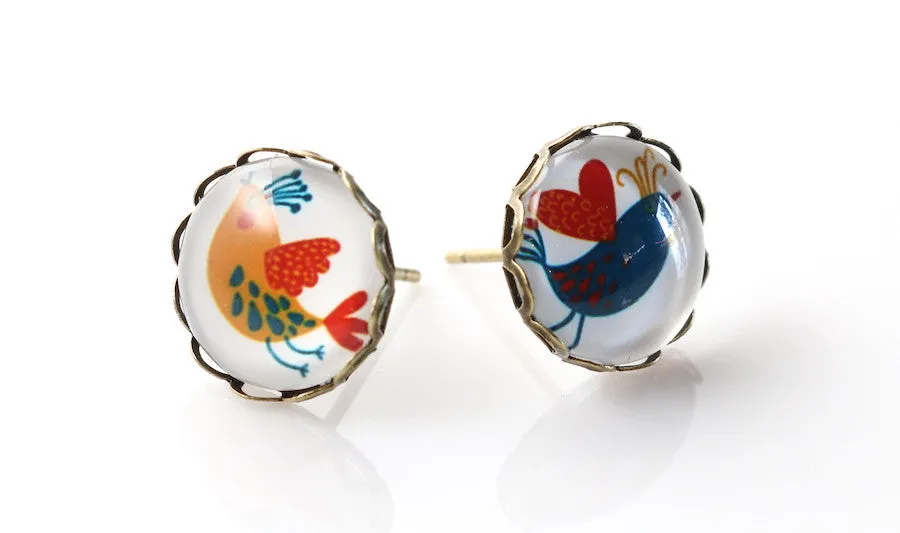 Vintage Glass Earrings | The Whimsical Collection