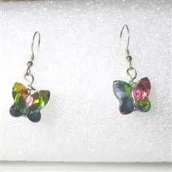 Virtrail Crystal Butterfly Earrings