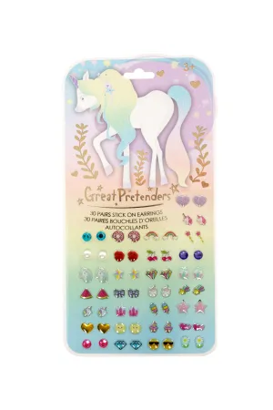 WHIMSICAL UNICORN STICKER EARRINGS