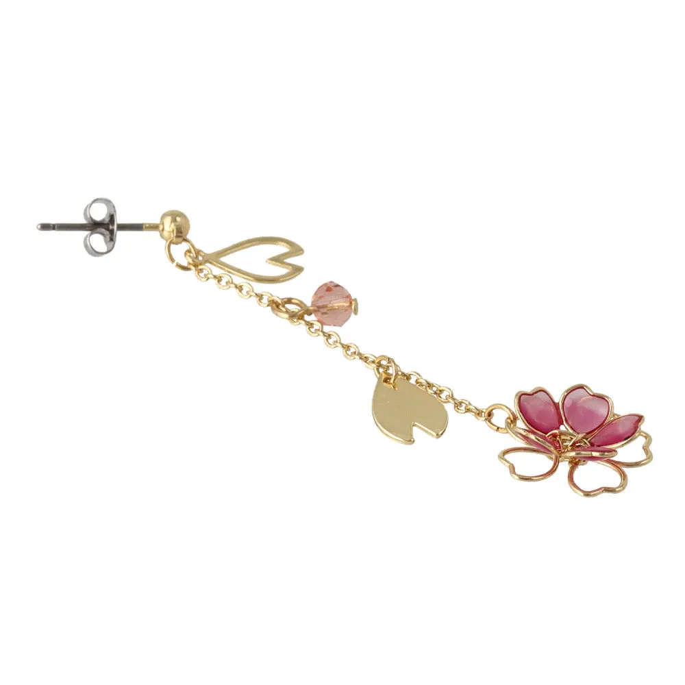 Wire Sakura Linear Earrings